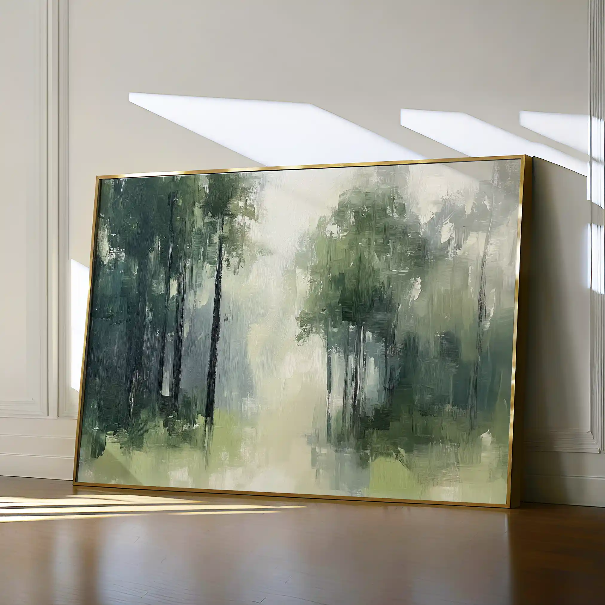 Landscape 184 Canvas Art 60 x 40 cm / Black