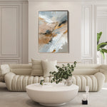 Abstract 1840 Canvas Art 18" x 24" / 45 x 60 cm / Black