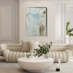 Abstract 1841 Canvas Art 18" x 24" / 45 x 60 cm / Black