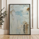 Abstract 1841 Canvas Art 60 x 40 cm / Black