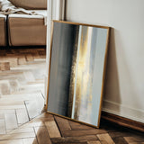 Abstract 1843 Canvas Art 18" x 24" / 45 x 60 cm / Black