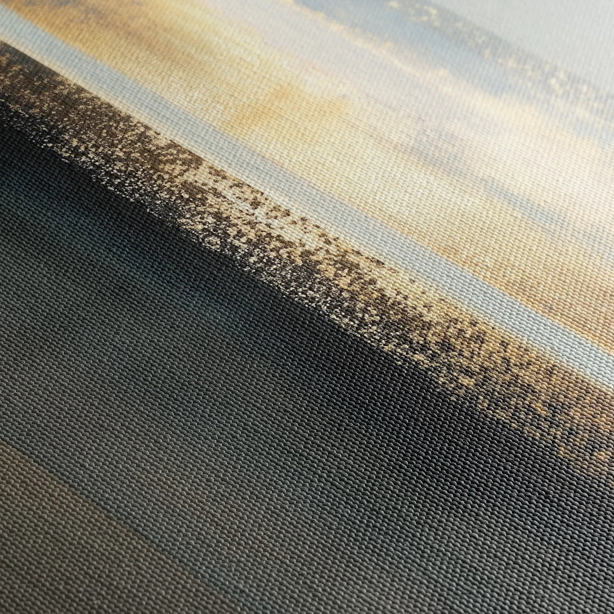 Abstract 1843 Canvas Art 18" x 24" / 45 x 60 cm / Black