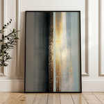 Abstract 1843 Canvas Art 60 x 40 cm / Black