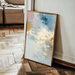 Abstract 1844 Canvas Art 18" x 24" / 45 x 60 cm / Black