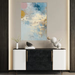 Abstract 1844 Canvas Art 18" x 24" / 45 x 60 cm / Black