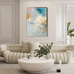 Abstract 1844 Canvas Art 60 x 40 cm / Black