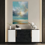 Abstract 1845 Canvas Art 18" x 24" / 45 x 60 cm / Black