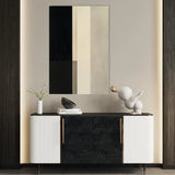Abstract 1846 Canvas Art 18" x 24" / 45 x 60 cm / Black