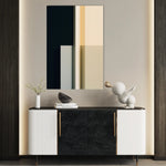 Abstract 1847 Canvas Art 18" x 24" / 45 x 60 cm / Black
