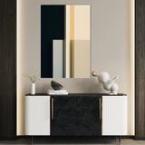 Abstract 1847 Canvas Art 18" x 24" / 45 x 60 cm / Black