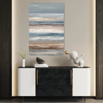 Abstract 1848 Canvas Art 18" x 24" / 45 x 60 cm / Black