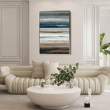 Abstract 1849 Canvas Art 18" x 24" / 45 x 60 cm / Black