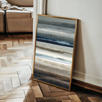 Abstract 1849 Canvas Art 18" x 24" / 45 x 60 cm / Black