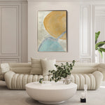 Abstract 185 Canvas Art 18" x 24" / 45 x 60 cm / Black