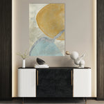 Abstract 185 Canvas Art 18" x 24" / 45 x 60 cm / Black