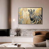 Animals 185 Canvas Art 18" x 24" / 45 x 60 cm / Black