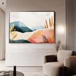 Boho 185 Canvas Art 18" x 24" / 45 x 60 cm / Black