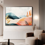 Boho 185 Canvas Art 18" x 24" / 45 x 60 cm / Black
