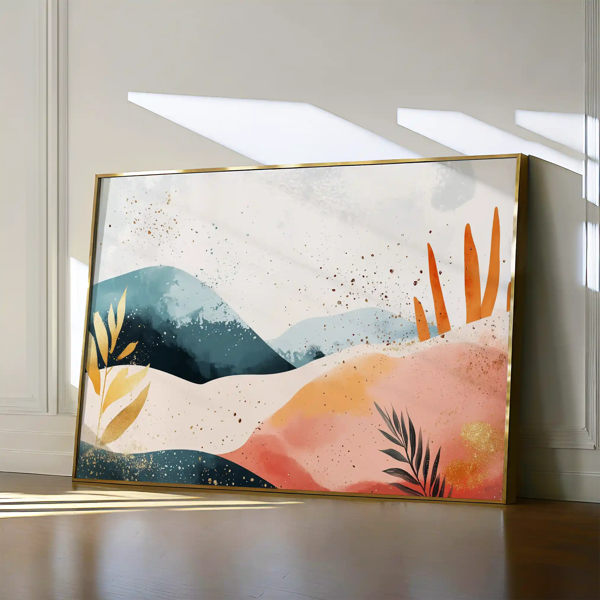 Boho 185 Canvas Art 60 x 40 cm / Black