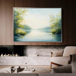 Landscape 185 Canvas Art 18" x 24" / 45 x 60 cm / Black