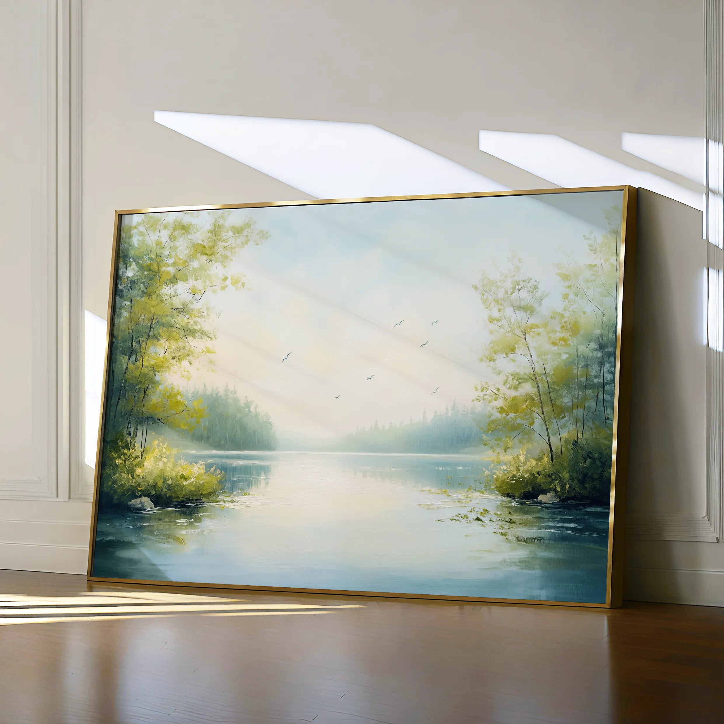Landscape 185 Canvas Art 18" x 24" / 45 x 60 cm / Black
