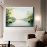 Landscape 185 Canvas Art 18" x 24" / 45 x 60 cm / Black