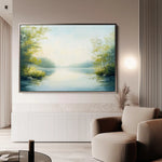 Landscape 185 Canvas Art 60 x 40 cm / Black