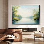 Landscape 185 Canvas Art 60 x 40 cm / Black