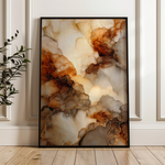 Abstract 1851 Canvas Art 18" x 24" / 45 x 60 cm / Black