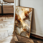 Abstract 1851 Canvas Art 18" x 24" / 45 x 60 cm / Black