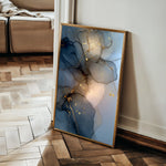 Abstract 1852 Canvas Art 18" x 24" / 45 x 60 cm / Black