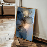 Abstract 1852 Canvas Art 18" x 24" / 45 x 60 cm / Black