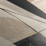 Abstract 1854 Canvas Art 18" x 24" / 45 x 60 cm / Black