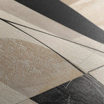 Abstract 1854 Canvas Art 60 x 40 cm / Black
