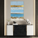 Abstract 1857 Canvas Art 18" x 24" / 45 x 60 cm / Black