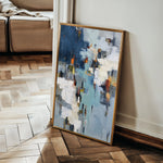 Abstract 1858 Canvas Art 18" x 24" / 45 x 60 cm / Black