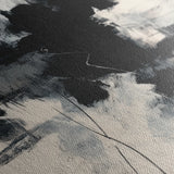 Abstract 1859 Canvas Art 18" x 24" / 45 x 60 cm / Black
