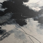 Abstract 1859 Canvas Art 60 x 40 cm / Black
