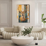 Animals 186 Canvas Art 18" x 24" / 45 x 60 cm / Black