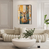 Animals 186 Canvas Art 18" x 24" / 45 x 60 cm / Black