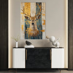 Animals 186 Canvas Art 18" x 24" / 45 x 60 cm / Black