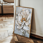 Floral 186 Canvas Art 18" x 24" / 45 x 60 cm / Black