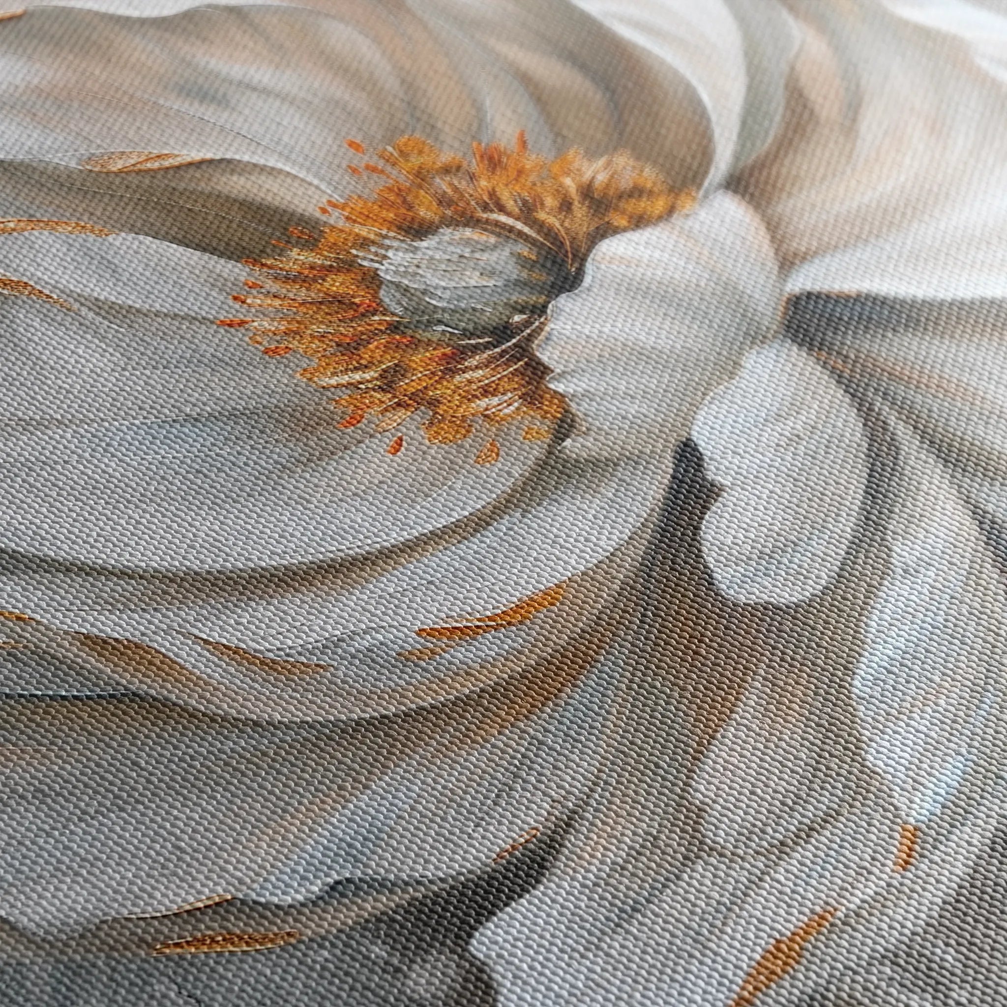 Floral 186 Canvas Art 18" x 24" / 45 x 60 cm / Black