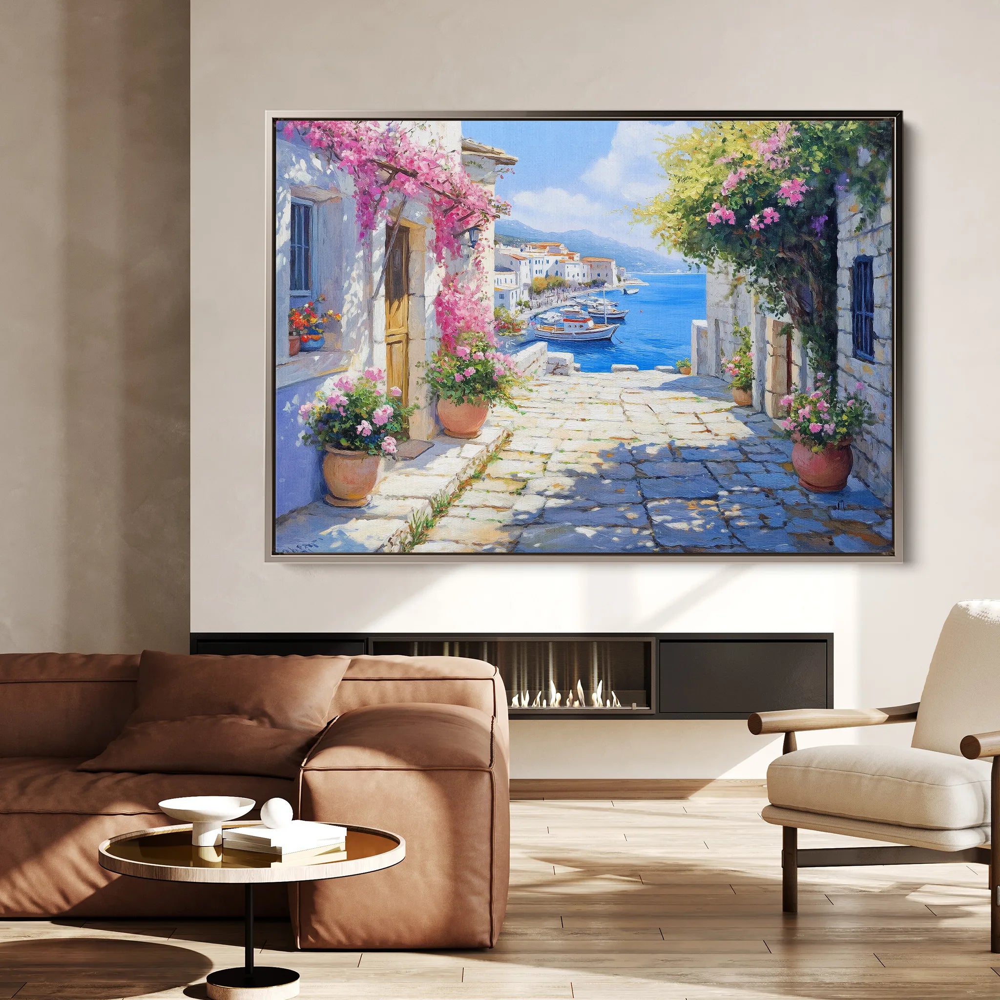 Landscape 186 Canvas Art 18" x 24" / 45 x 60 cm / Black