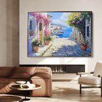 Landscape 186 Canvas Art 60 x 40 cm / Black