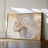 Portrait 186 Canvas Art 18" x 24" / 45 x 60 cm / Black