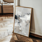 Abstract 1860 Canvas Art 18" x 24" / 45 x 60 cm / Black