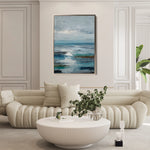 Abstract 1861 Canvas Art 18" x 24" / 45 x 60 cm / Black