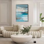 Abstract 1863 Canvas Art 18" x 24" / 45 x 60 cm / Black