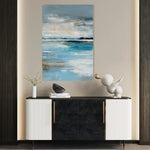 Abstract 1863 Canvas Art 60 x 40 cm / Black